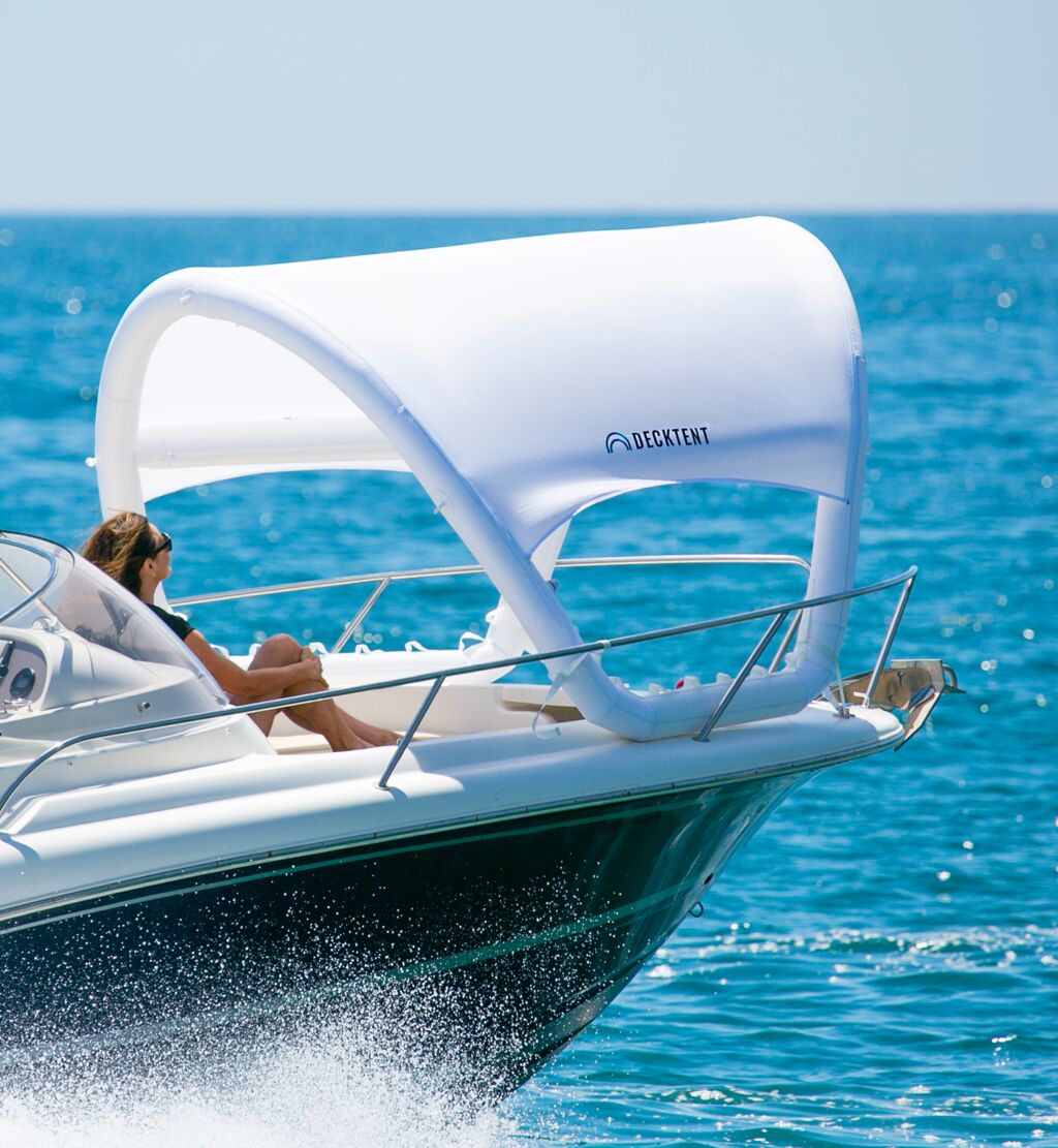 Bimini XS on speedboat
